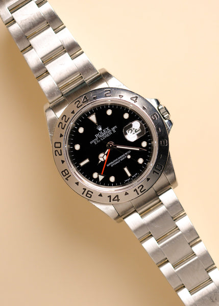 Rolex explorer ii hot sale 40mm black