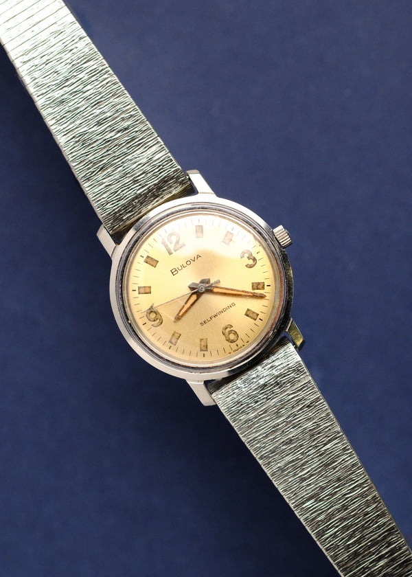 Vintage Bulova Jet Clipper Watch 'Explorer Dial' 1965