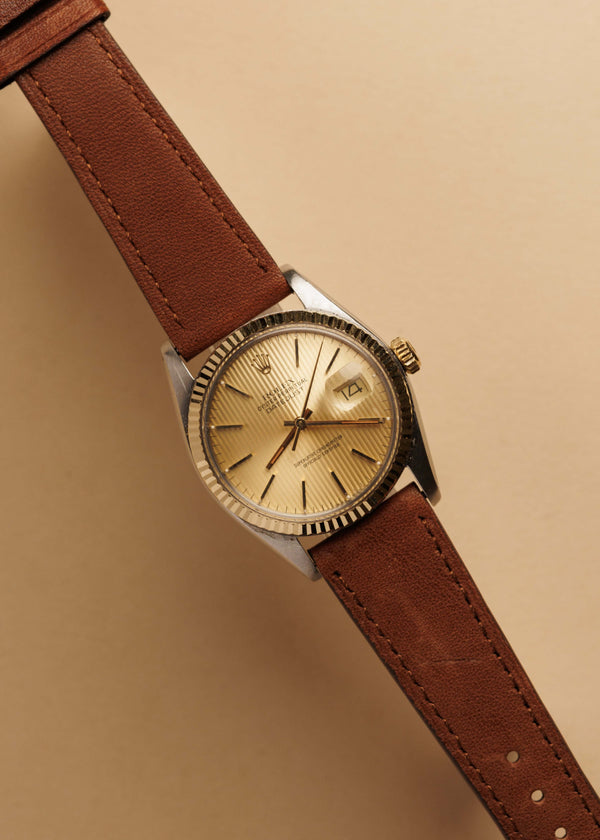A*G様 未使用品　ROLEX レザー　手帳　スケジュール帳　キャメル　ブラウン Rolex Datejust 16013 Tapestry Dial - 1979 – 25 Dials