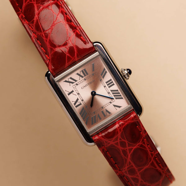 Cartier Timepieces: Tank Solo 3170 Salmon Dial 2011 – 25 Dials