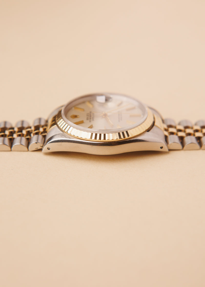 Rolex Datejust 16233 Silver Tapestry Dial - 1991