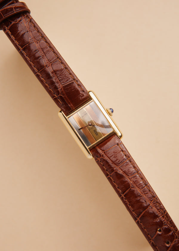Cartier Must De Cartier Mirror Trinity Dial Manual Wind 1970s