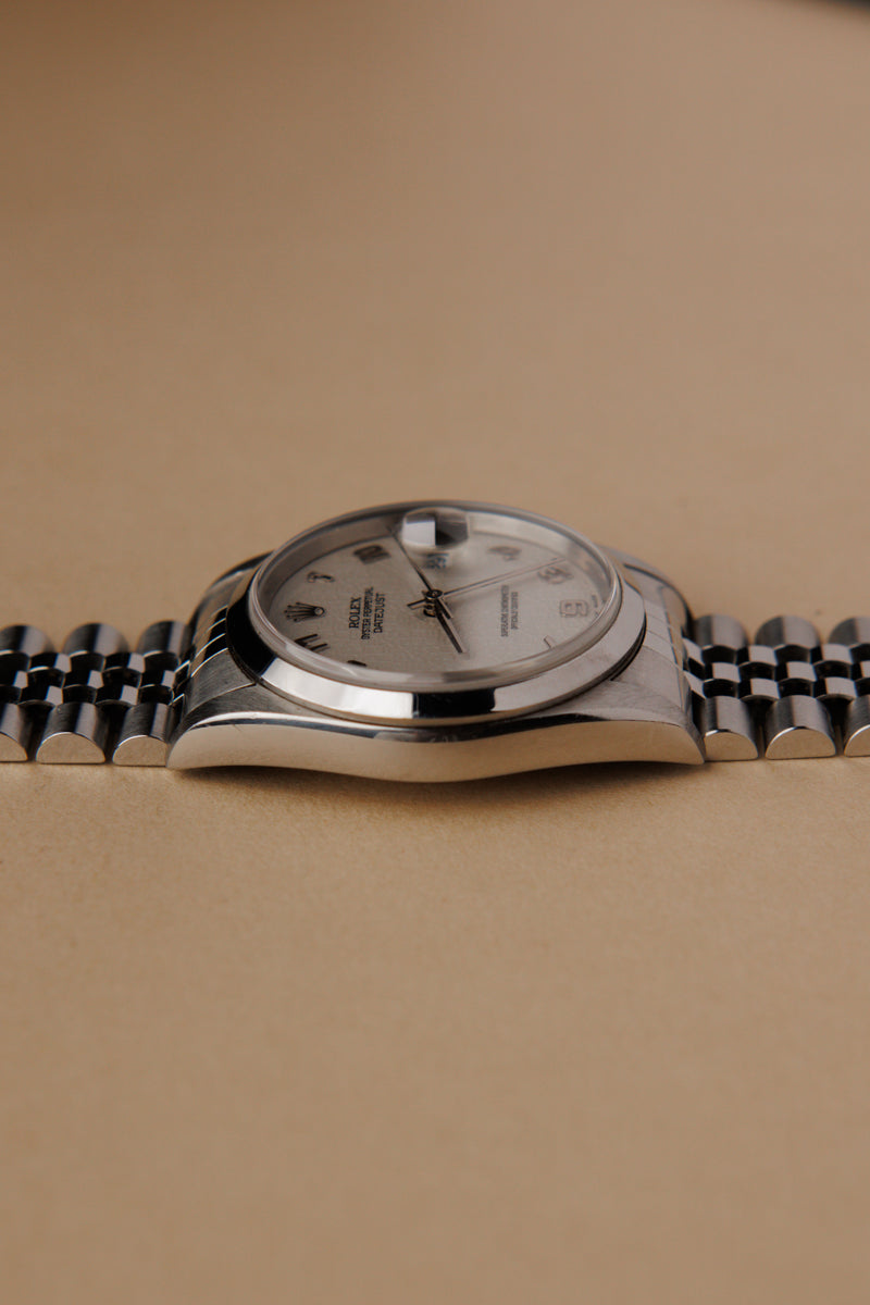 Rolex Datejust 16200 Ivory Jubilee Dial Complete Set - 2003