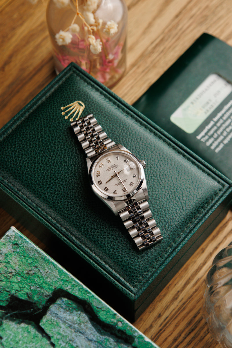 Rolex Datejust 16200 Ivory Jubilee Dial Complete Set - 2003