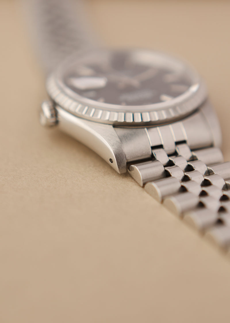 Rolex Datejust 16220 Black Radiant Dial - 1988