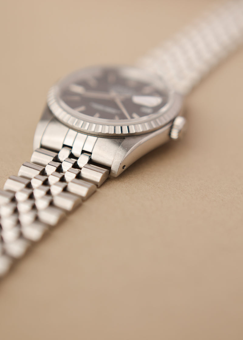 Rolex Datejust 16220 Black Radiant Dial - 1988