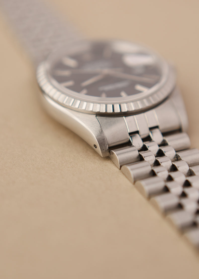 Rolex Datejust 16220 Black Radiant Dial - 1988