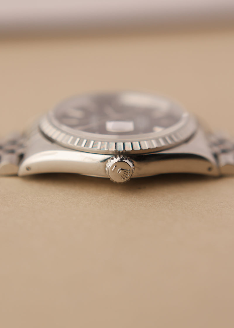 Rolex Datejust 16220 Black Radiant Dial - 1988