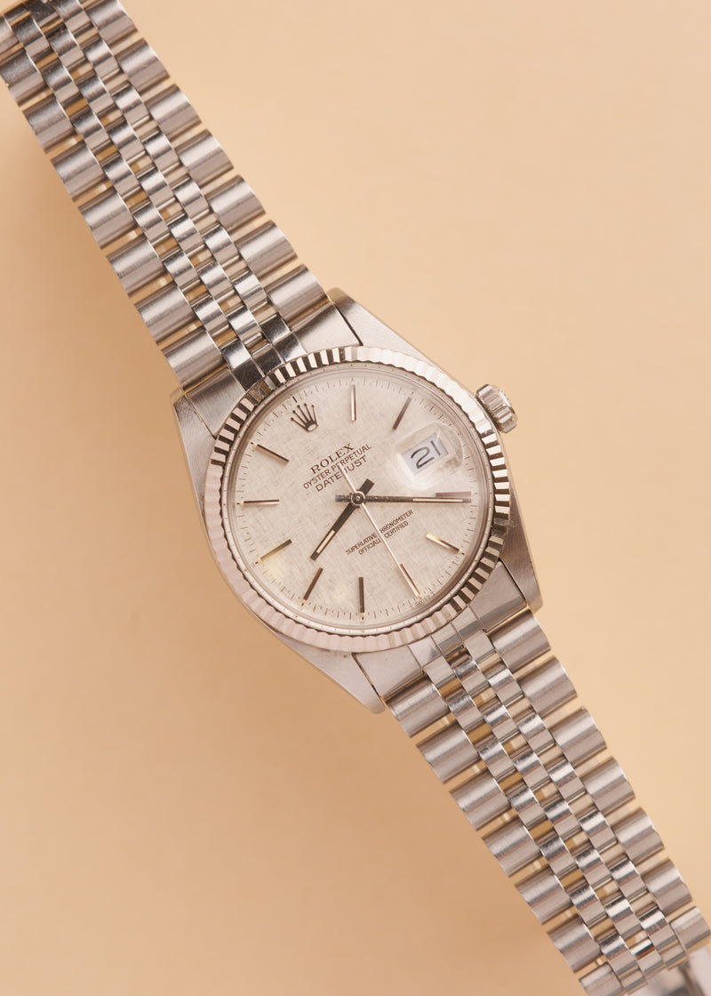 Rolex Datejust 16014 Linen Dial - 1984