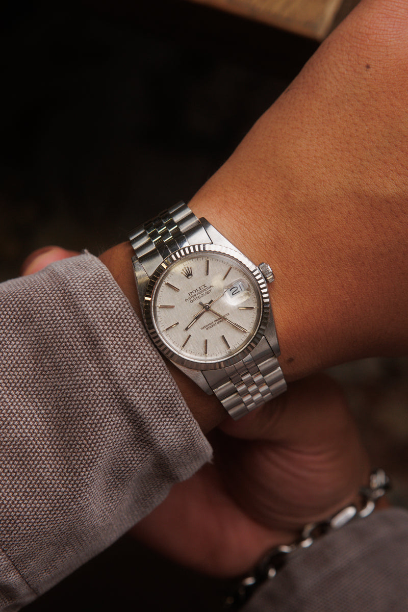 Rolex Datejust 16014 Linen Dial - 1984