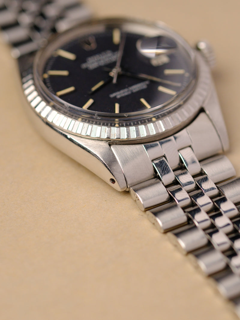 Rolex Datejust 1603 Black 'Confetti' Dial - 1970