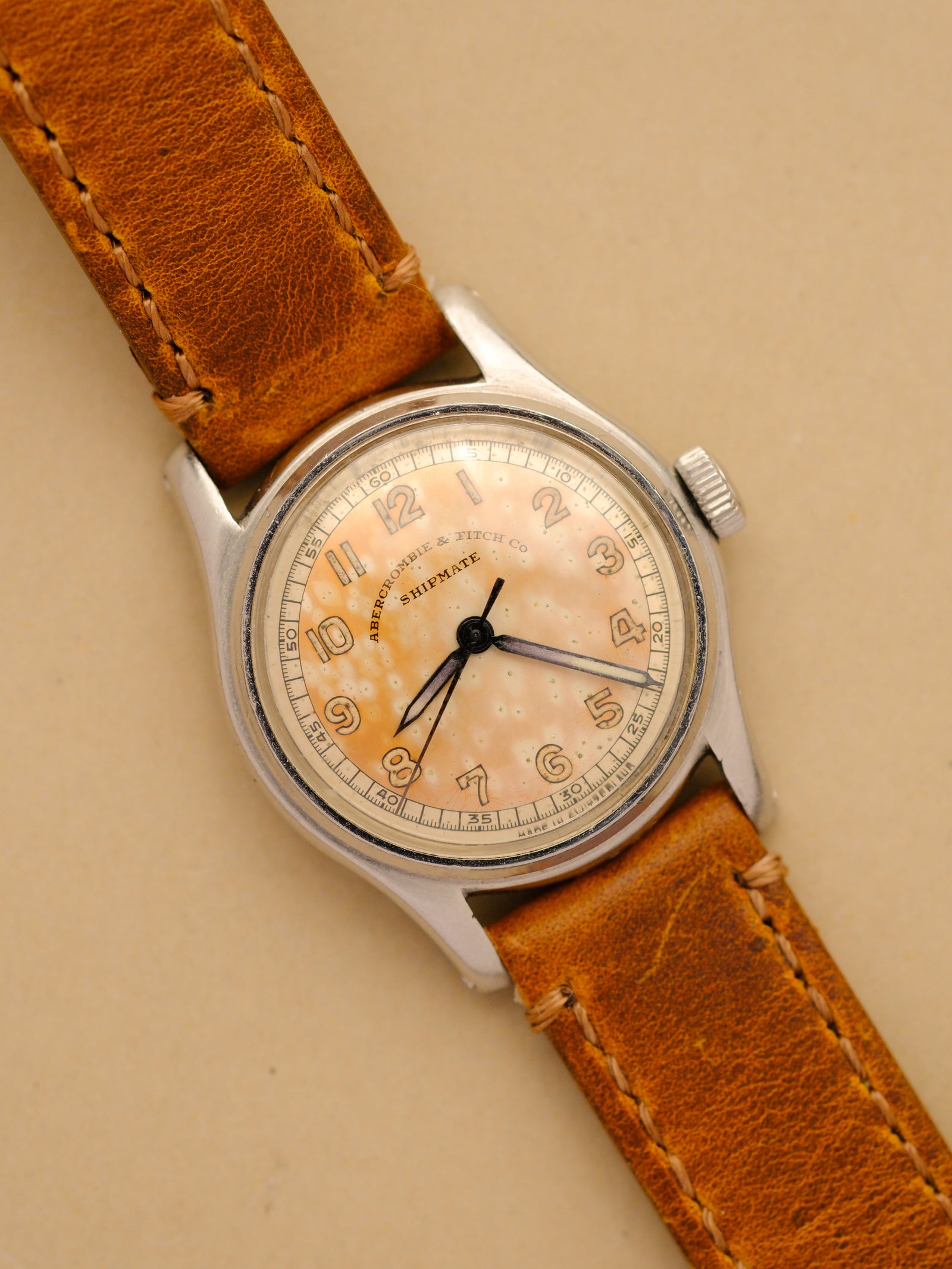 Abercrombie & Fitch Co Shipmate Tropical Military Watch - 1940