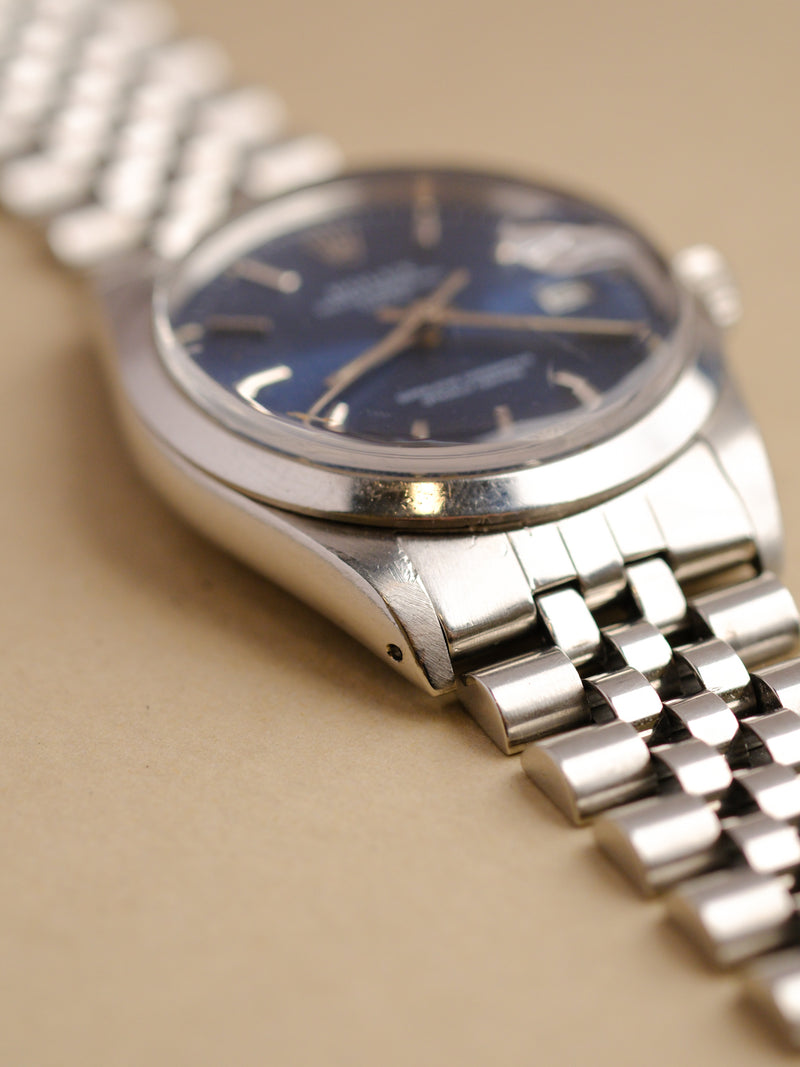 Rolex Date 15000 Blue Radiant Dial - 1987