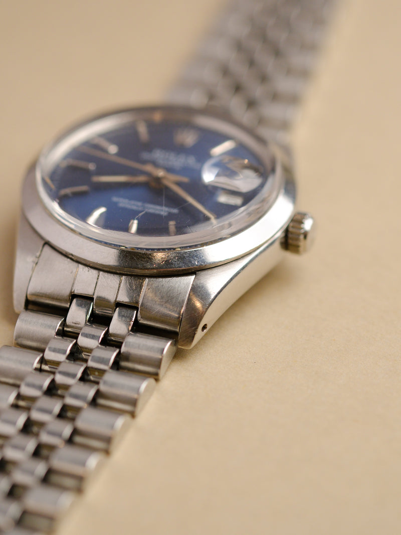 Rolex Date 15000 Blue Radiant Dial - 1987