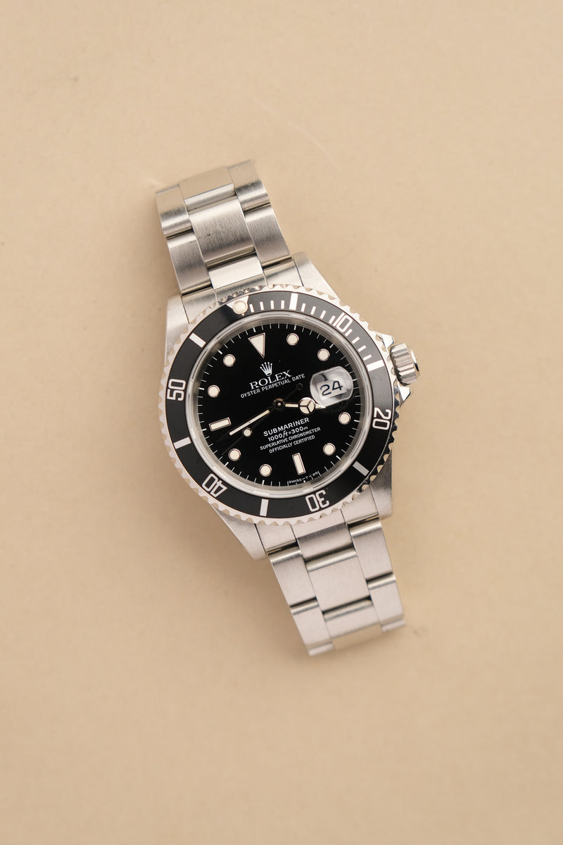 Rolex Submariner 16610 Vanilla Patina - 1991