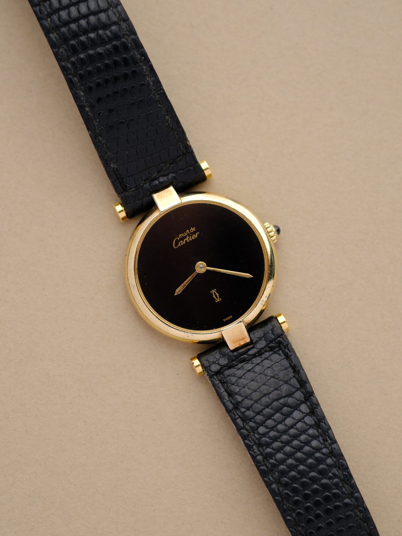 カルティエ Cartier 美品 Must de Cartier スカーフ ロゴ柄