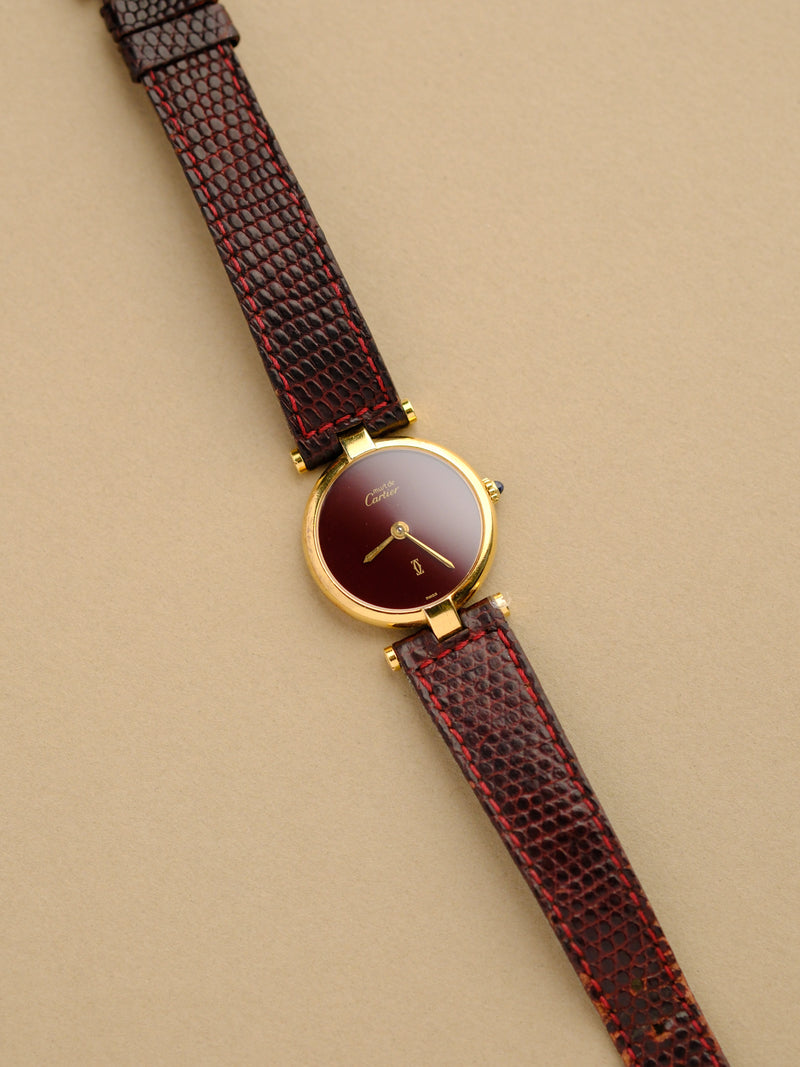 Cartier Must De Cartier Vendome Burgundy - 1990s