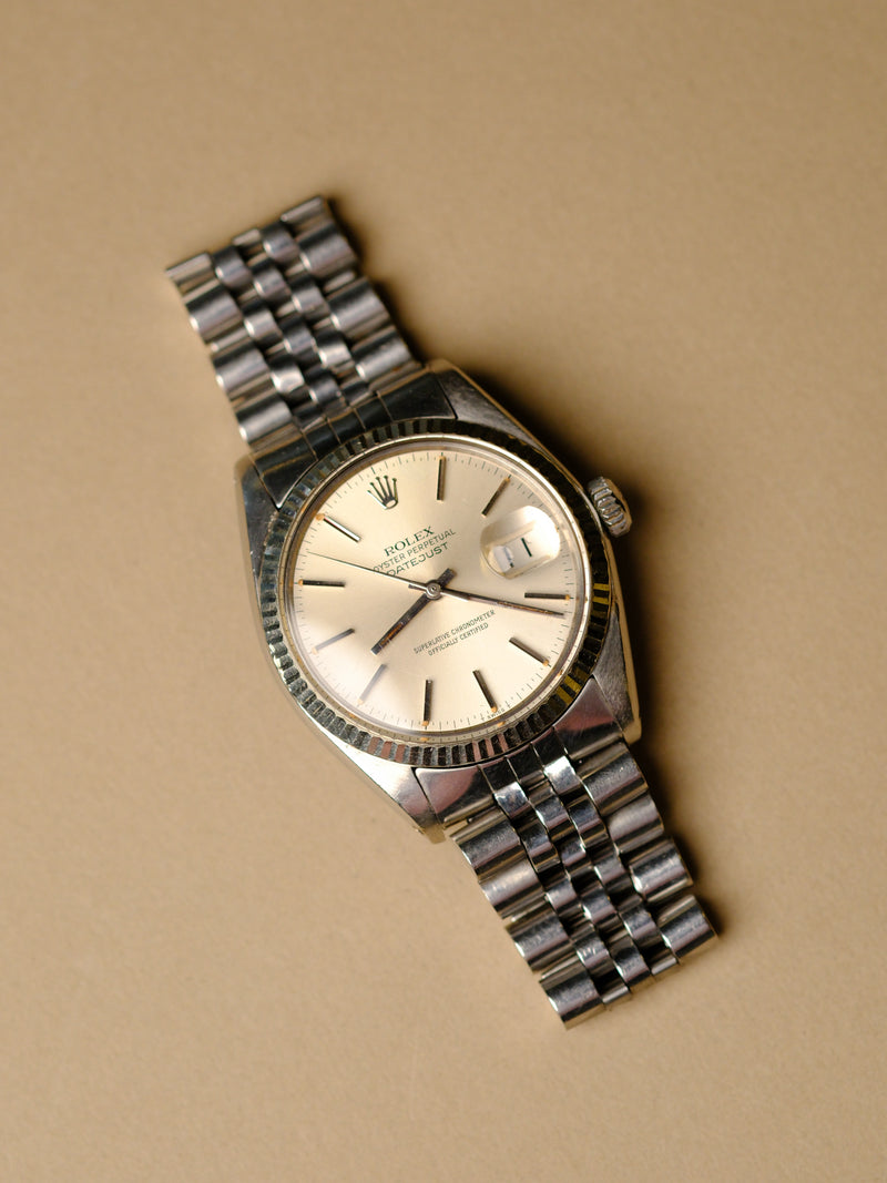 Rolex Datejust 16014 Silver Dial w/Pumpkin Patina - 1979