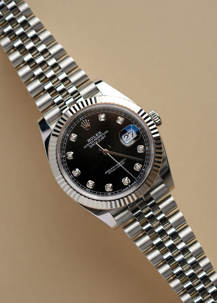 Rolex Datejust 126334 Black Diamond Dial Full Set - 2019 – 25 Dials