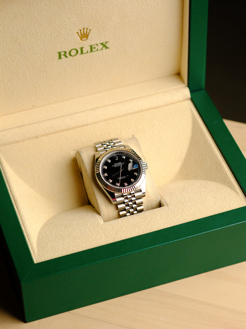 Rolex Datejust 126334 Black Diamond Dial Full Set - 2019