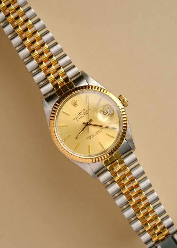 Rolex Datejust 16013 Champagne Dial - 1987