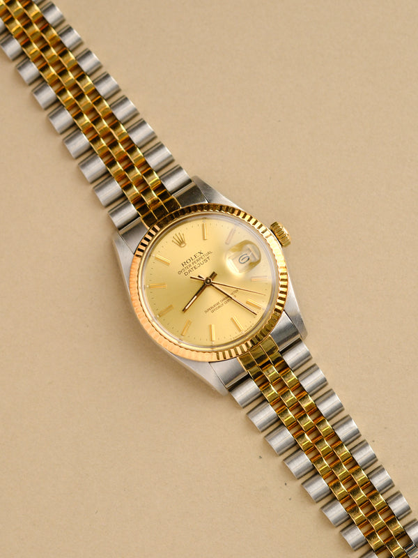 Rolex Datejust 16013 Champagne Dial - 1987