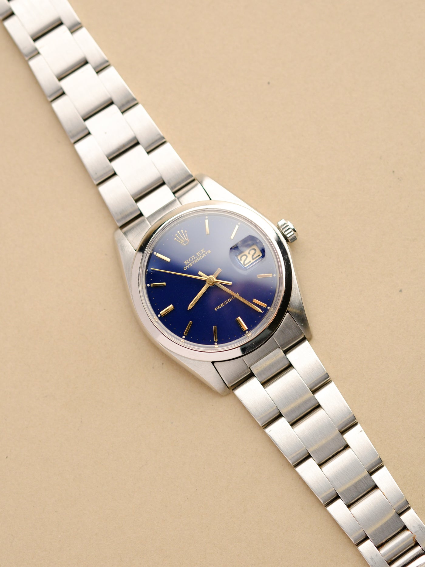 Rolex Oyster Date Precision Blue Dial 6694 - 1974 – 25 Dials