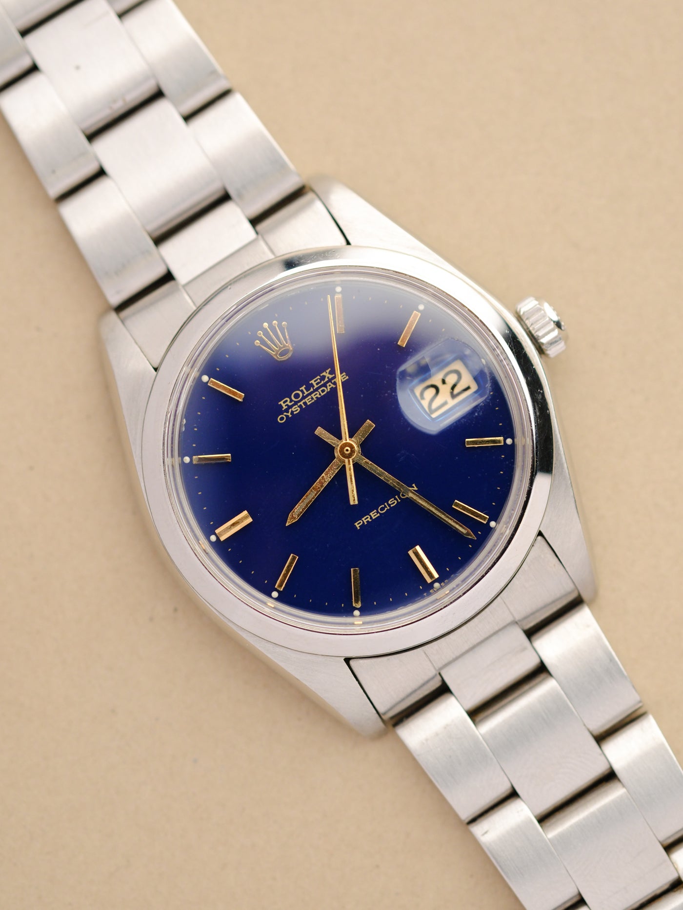 Rolex Oyster Date Precision Blue Dial 6694 - 1974 – 25 Dials