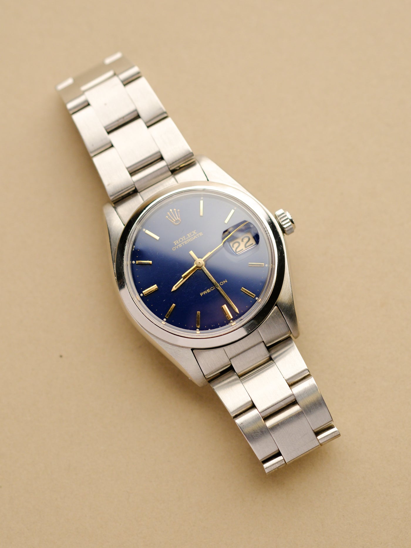 Rolex Oyster Date Precision Blue Dial 6694 - 1974 – 25 Dials