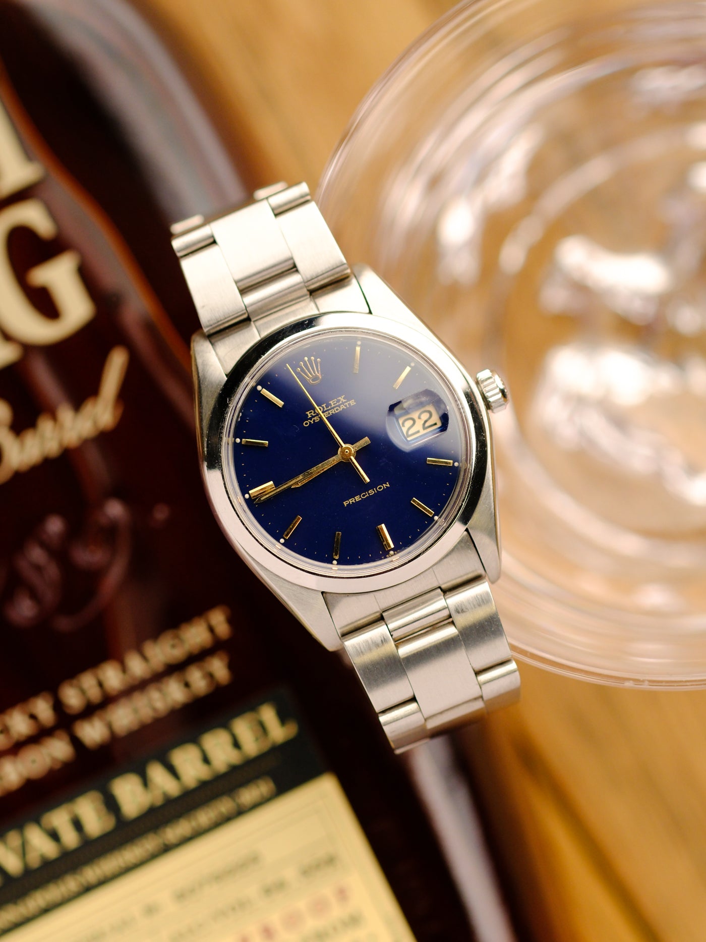 Rolex Oyster Date Precision Blue Dial 6694 - 1974 – 25 Dials
