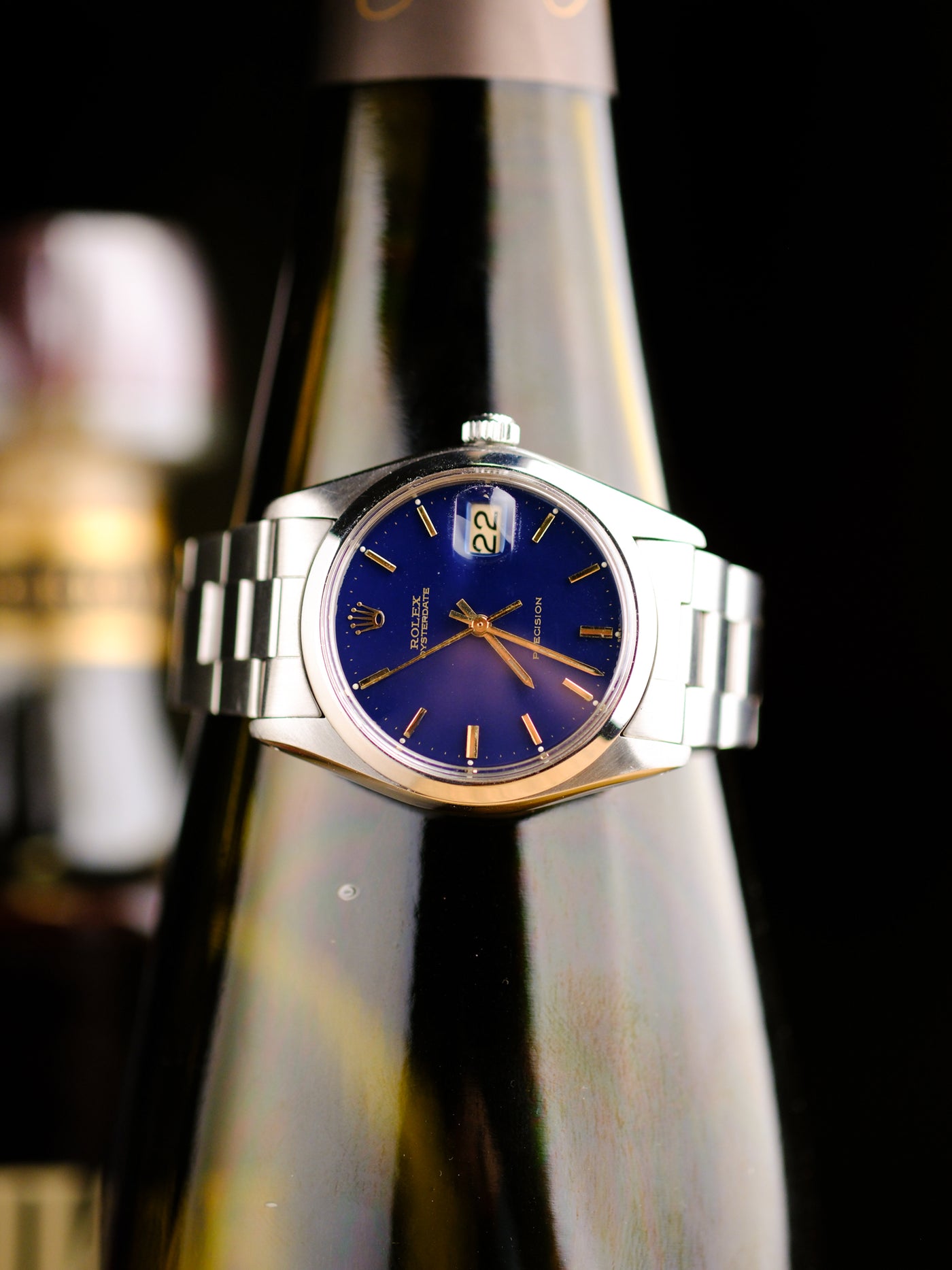 Rolex Oyster Date Precision Blue Dial 6694 - 1974 – 25 Dials