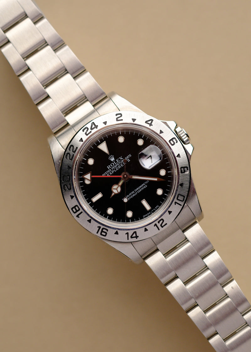 Rolex Explorer ii 16570 Black Tritium Dial - 1991
