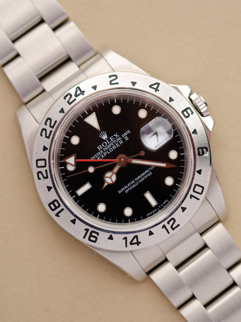 Rolex Explorer ii 16570 Black Tritium Dial - 1991
