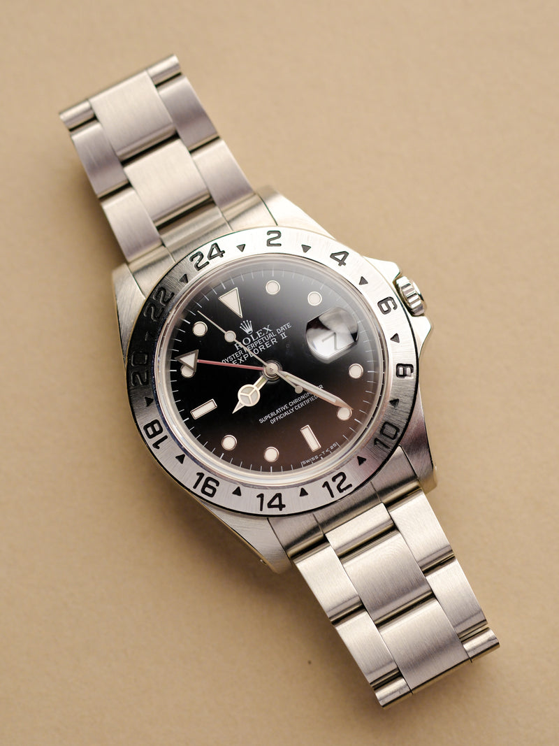 Rolex Explorer ii 16570 Black Tritium Dial - 1991