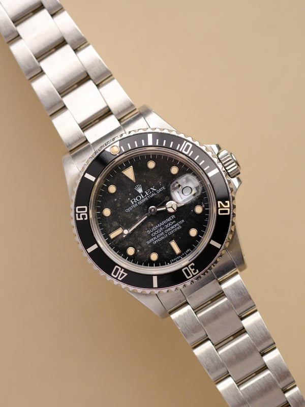 Rolex Submariner 168000 Cream Patina Dial - 1986