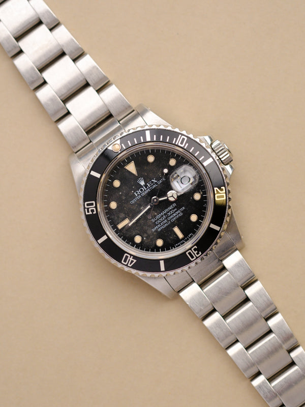 Rolex Submariner 168000 Cream Patina Dial - 1986