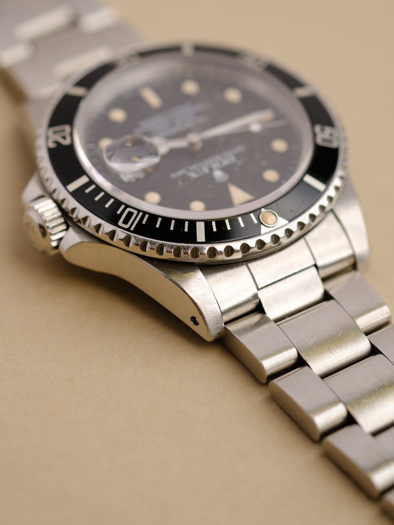 Rolex Submariner 168000 Cream Patina Dial - 1986