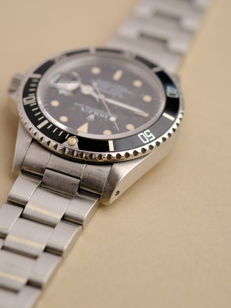 Rolex Submariner 168000 Cream Patina Dial - 1986