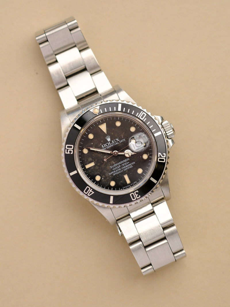 Rolex Submariner 168000 Cream Patina Dial - 1986