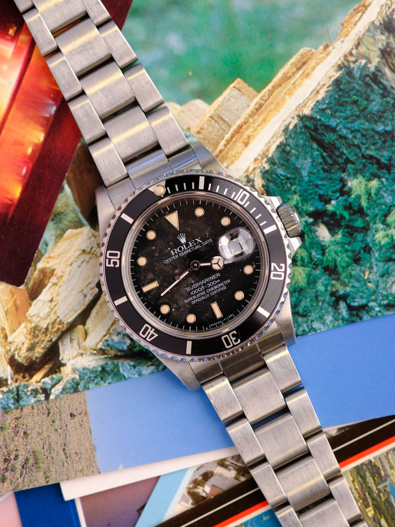 Rolex Submariner 168000 Cream Patina Dial - 1986