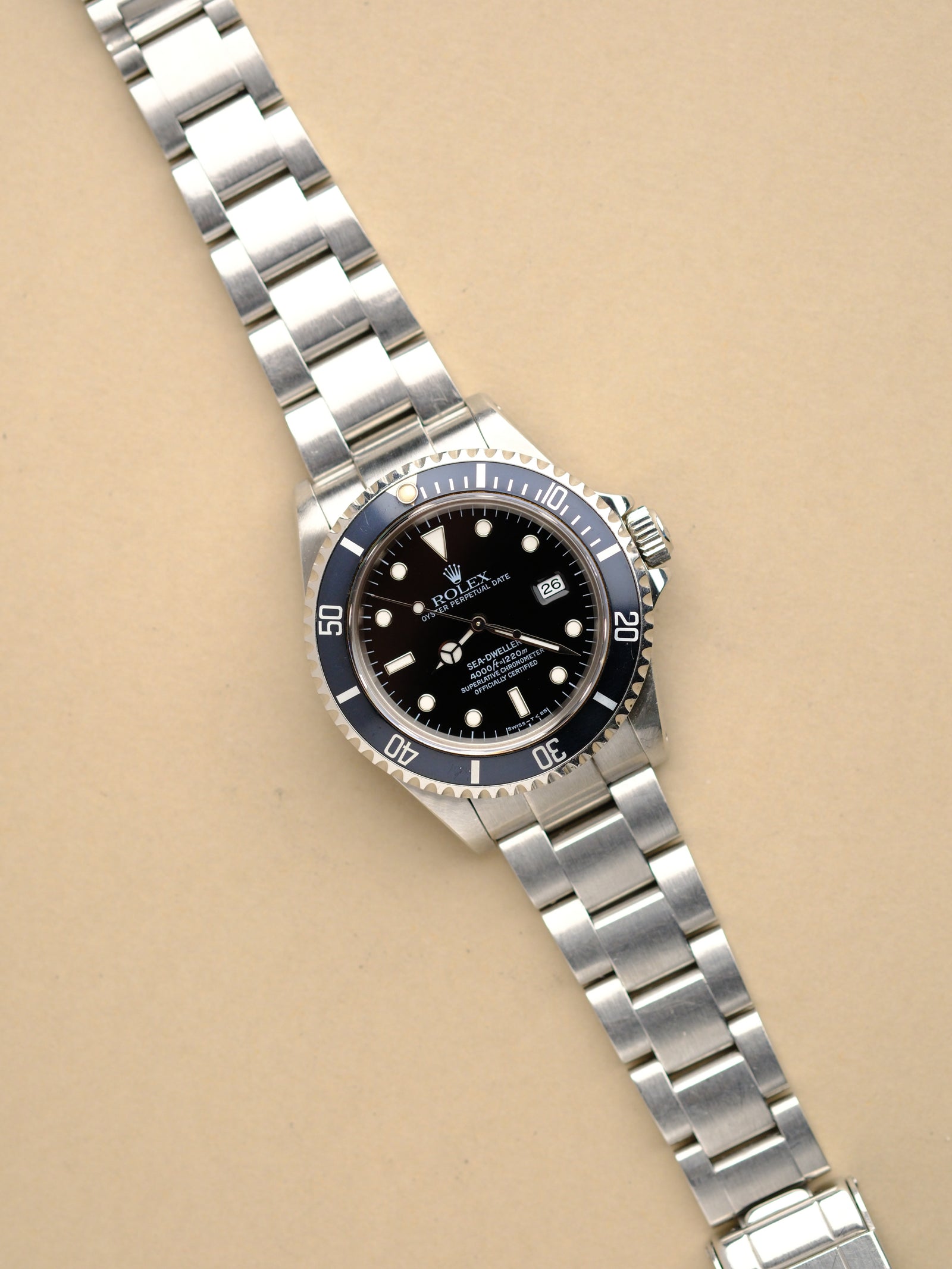 Rolex Sea Dweller 16600 Tritium w/Blue Bezel - 1993 – 25 Dials