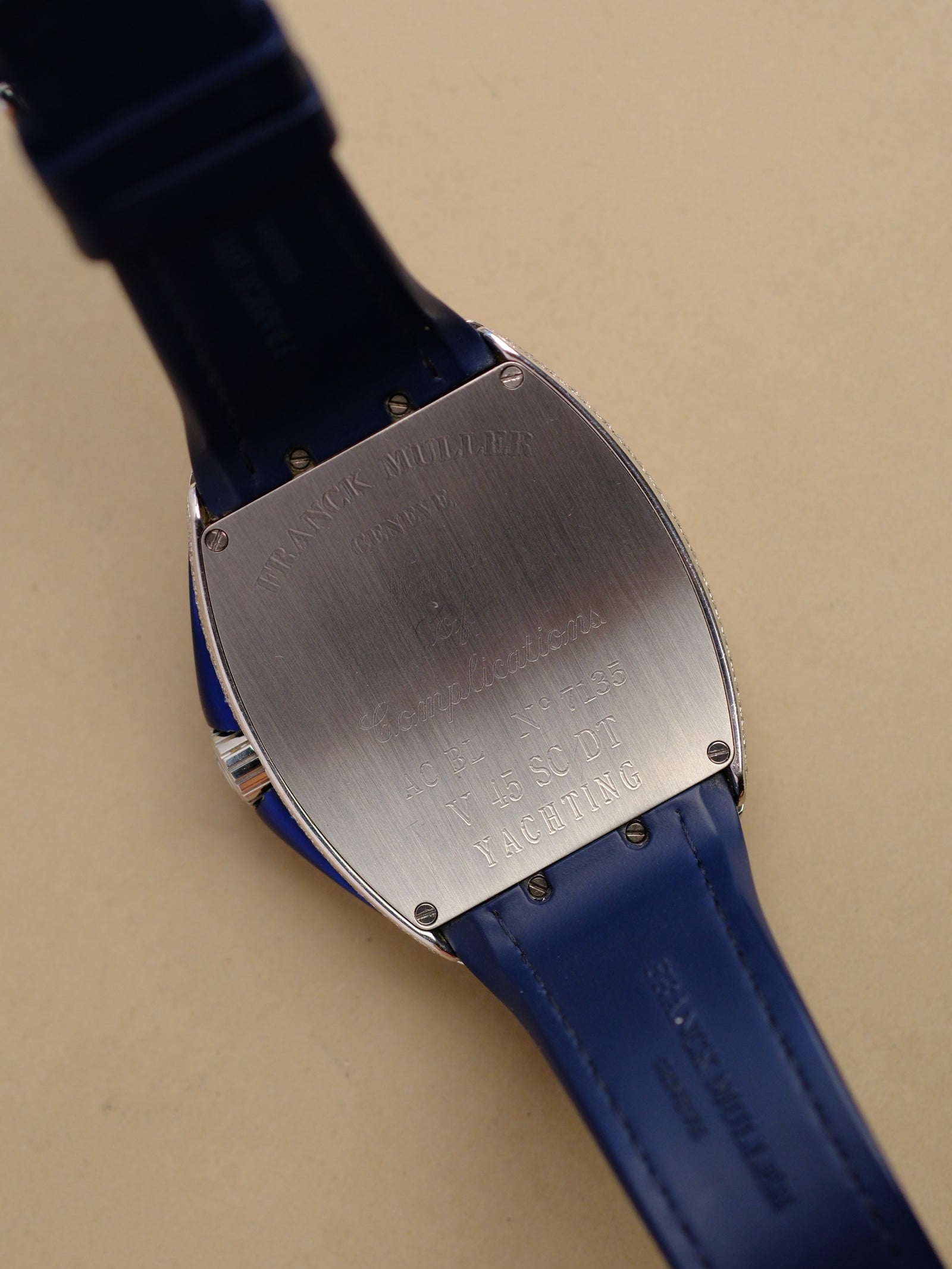 QY AJ フランク・ホーヴァット MO UE Franck Muller Vanguard Blue Yachting Edition – 25 Dials