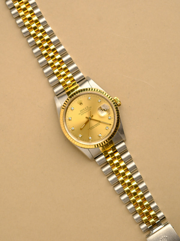 Rolex Datejust 16233 Diamond Dial - 1989
