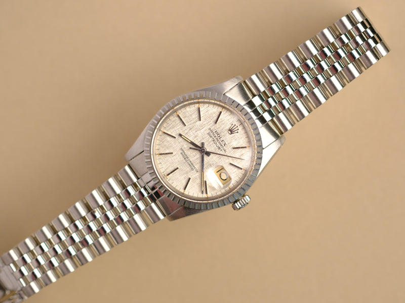 Rolex Datejust 16030 Linen Dial w/Orange Patina - 1984