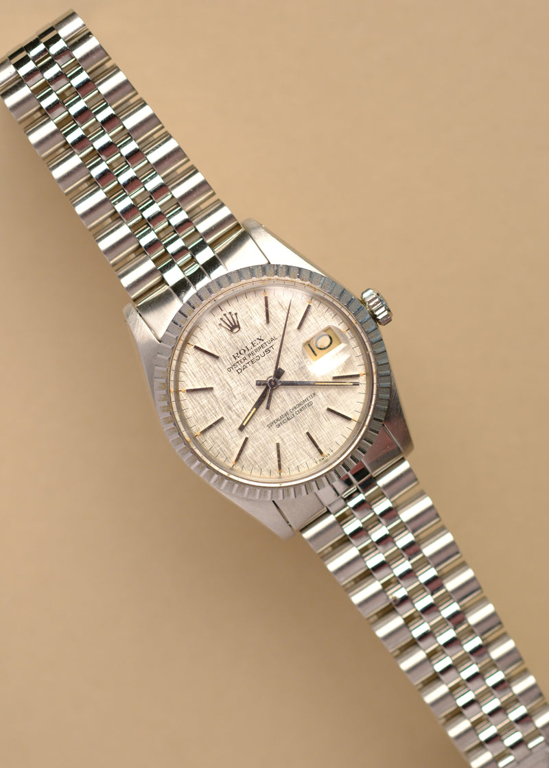 Rolex Datejust 16030 Linen Dial w/Orange Patina - 1984