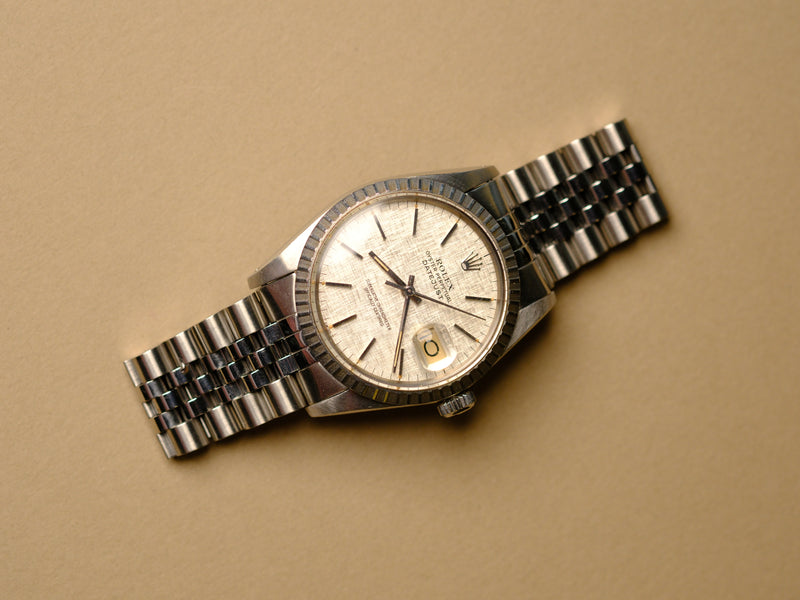 Rolex Datejust 16030 Linen Dial w/Orange Patina - 1984