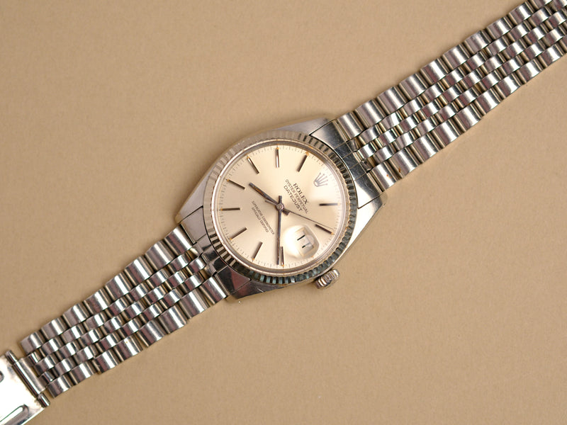 Rolex Datejust 16014 Silver Dial w/Pumpkin Patina - 1979