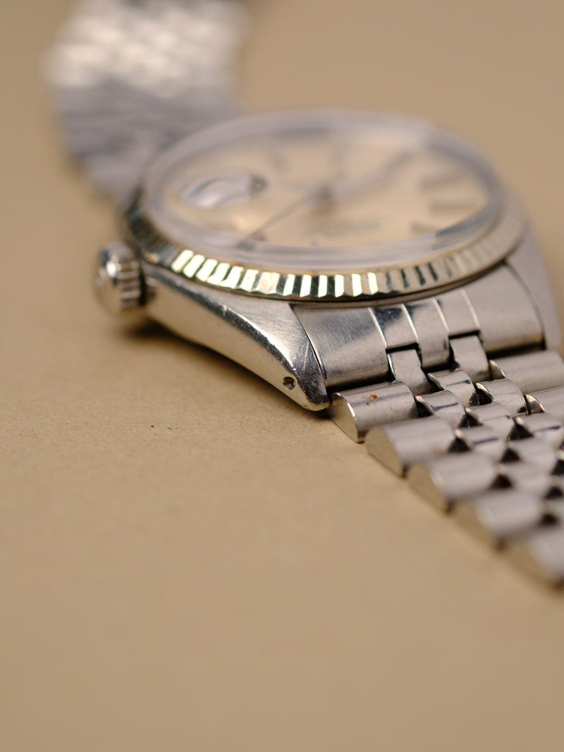 Rolex Datejust 16014 Silver Dial w/Pumpkin Patina - 1979