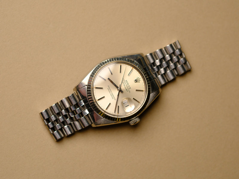 Rolex Datejust 16014 Silver Dial w/Pumpkin Patina - 1979