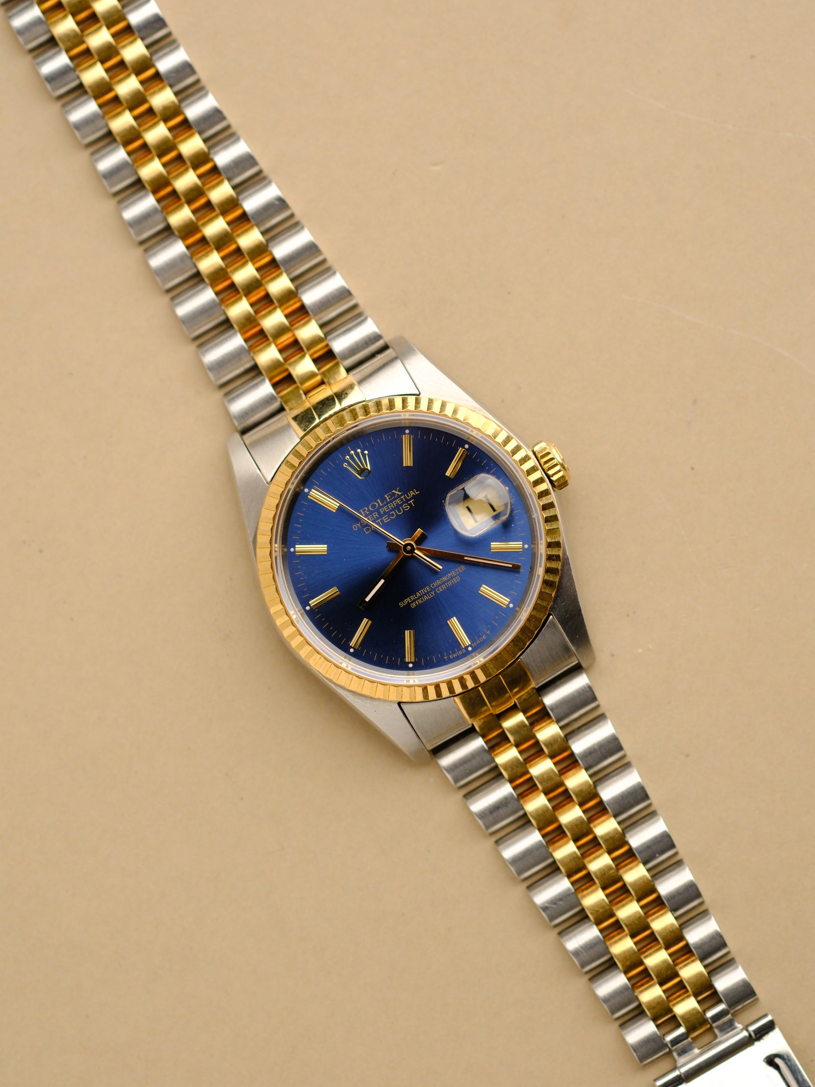 純正 ROLEX 16233 サファイアガラス風防 25-295　#2 Rolex Datejust 36 16233 Automatic 1990 Very good for $7,749